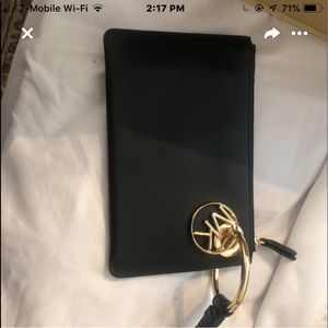 Black Michael kors wristlet